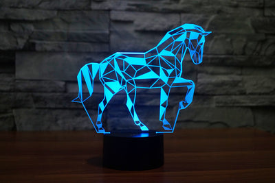 Puzzle Horse 3D Light